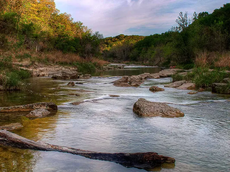 Dinosaur Valley State Park river landscape
